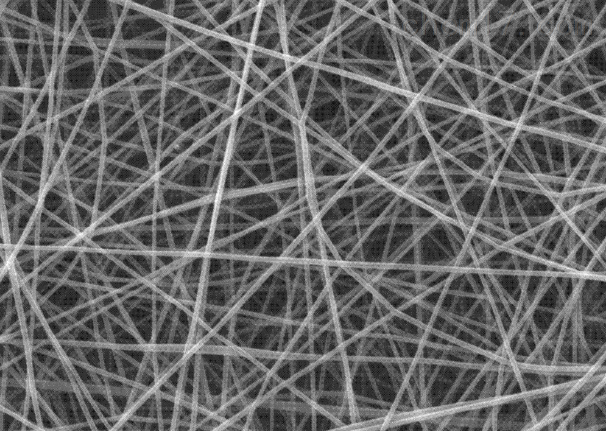 绿色荧光pva纳米纤维膜静电纺丝